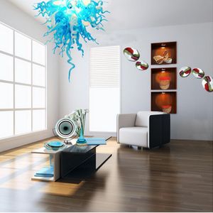 Nordic Customized Pendant Lamps Hand Blown Glass Chandeliers Lighting Fixtures for Living Room Kitchen Lobby Bar Art Decorative Multi Color Led Lights 60 by 90 CM