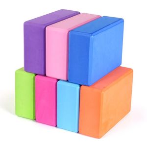 Cushion/Decorative Pillow 2 PCS/set Yoga Block Props Foam Brick For Beginners Children Dance Leg Press Exercises Pilates EVA