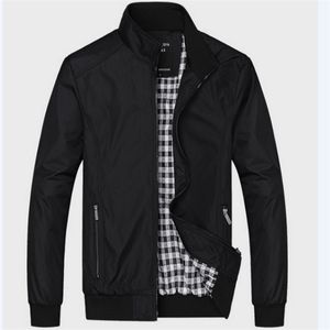 Męskie Bombowiec Polo Windbreaker Kurtki Solidna Luźna Spring Sportswear Casual Znosić Męskie Kurtki i Płaszcze Męskie Płaszcz 5xl 6XL X0621