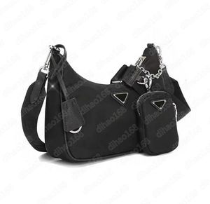 メンズレディースラグジュアリーデザイナーブランドナイロンショルダーバッグマルチポケットレディース女性クロスボディコンポジットスモールホーボバッグ財布の贅沢ハンドバッグ