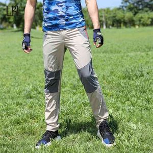 Tactical Outdoor Sports Breathable Pants Men Summer Quick Dry Thin Mens Camping Fishing Trousers Male Cargo Bottom 210715
