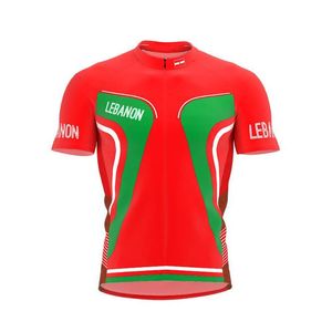 Kurtki wyścigowe 2021 Lebanon More Style Men Classic Cycling Team Bike Road Road Road Rowerowe Jersey