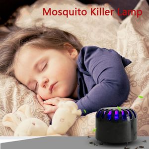 USB Mosquito Killer Electric Mosquito Killer Lamp Home LED Mute Baby Repellente per zanzare Bug Zapper Trappola per insetti Radiationless RRD7679