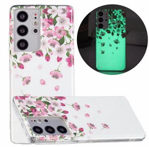 Custodie morbide in TPU luminose per Samsung S21 PLUS S20 Ultra A32 A52 A72 A12 A21S A51 A71 A22 5G S21FE Teschio Fiore Animale Girasole Tartaruga Glow In Dark Cover posteriore in pelle