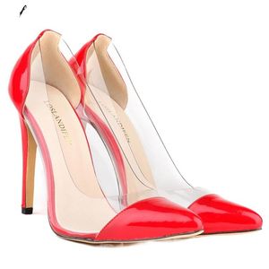 Kadın Patent Deri Yüksek Topuklu Korsen Noktalı Ayak Parti Pompaları Bayanlar Düğün Ayakkabıları Boy Boyut 5-10 Elbise