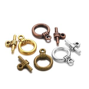 20set Metal OT Toggle Clasps Hooks Bracelet Necklace Connectors For DIY Jewelry Finding Making Accessories Supplies Q2
