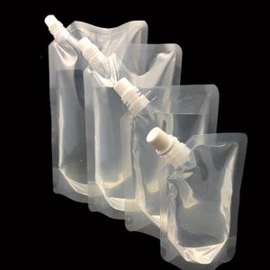 250ml 350ml 420ml 500ml Plast Dryckesväska Ställ upp Spout Vätska Bag Pack Dryck, Squeeze, Drick påse