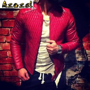 Arrivals Flight Mens Leather Jackets and Coats Red and Black Color Plus Size XXXL Men Man PU Overcoats For Spring B147 211009