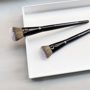 PRO Foundation Airbrushed Makeup Brush #56 - Black Domed Medium-Sized Soft Bristle Foundation Cosmetics Beauty Tools