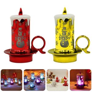Bougies Creative Electric Candle Formes de Noël Lampes de nuit style aléatoire
