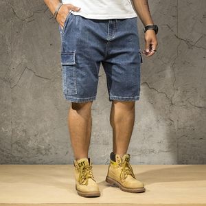 Plus storlek baggy jeans denim mens shorts högkvalitativa casual byxor byxor sommar mode manliga 2021 män