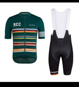 Road Bike Cykling Kläder Rapha RCC Mäns Kortärmad Jersey Set Cykling Kläder MTB Team Uniform 2020 Sommar Ropa Ciclismo Y21041016