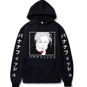 Banana Fish Ash Lynx Hoodie Funny Pullovers Tops Loose Long Sleeves Autumn Man Clothes Y1213