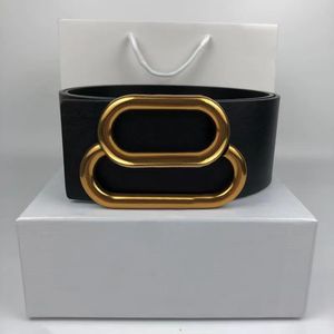 Damen-Designergürtel, Breite 7,0 cm, Ceinture-Gürtel mit glatter Schnalle, echtes Ledergürtel für Damen