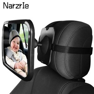 Inne wnętrza akcesoria samochodowe tylne lustro tylne duże rozmiar Regulowany szeroki siedzenie Baby Dziecko Dzieci Bezpieczeństwo Monitor headrest