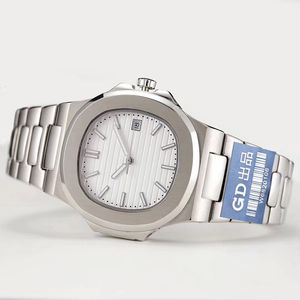 Orologio meccanico automatico da uomo cinturino argento/blu acciaio inossidabile 904L movimento giapponese orologio montre de luxe 40MM