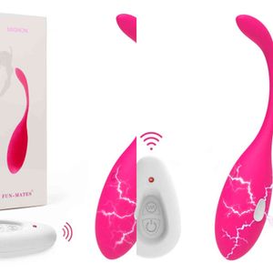 NXY Vibrators elektriska stötar vibrerande ägg för kvinnor Trådlös G Spot Clitoris Stimulator Sex Toy Massager Vagina Träning Kegel 1119