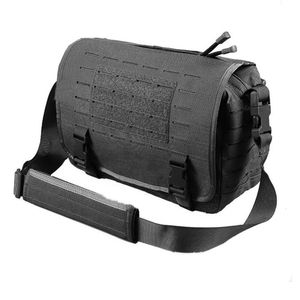 8.5L Högkapacitet Oxford Waterproof Tactical Single Shoulder Messenger Bag unisex utomhus Trekking Camping Klättring av ryggsäckväskor