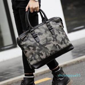Män väska kamouflage mens metroseksuella viktiga kamouflages kamouflagess läderväskor handväska affär handväskor