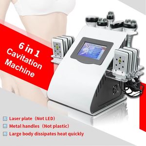 Yüz ve Vücut için 1 Vakum 6 Taşınabilir Çok Kutuplu RF 8 Lazer Radyo Frekansı Ultrasonik 40K kavitasyon Lipo Liposuction zayıflama makinesi Güzellik Cihazı