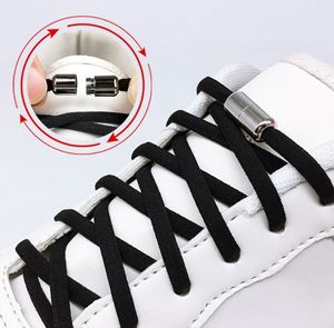 10 paia lacci pigri elastici senza lacci lacci in metallo scarpe da ginnastica per bambini scarpe da ginnastica per adulti semicerchio rapido lacci per scarpe