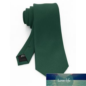 JEMYGINS Design Klassische Herrenkrawatte 8 cm Seide Jacquard Krawatte Solide Grün Rot Schwarz Krawatten Für Mann Geschäft Hochzeit Party Geschenk