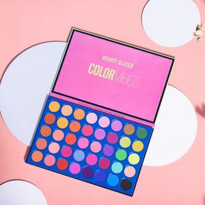 Beauty Glazed 40 Цвета Перкуляционные матовые тени для век Палитра Глиттер Шиммер Тень для глаз Длительный Макияж Косметика 20 Наборы / Лот DHL