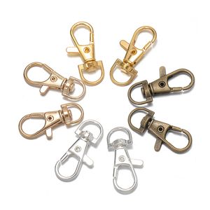 Fashion Bag Clasps Lobster Swivel Keychain Trigger Clips Snap Hook Keyring Holder Jewelry Accessories