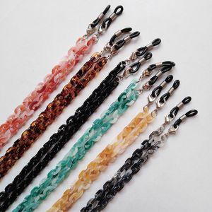 Wholesale string retainer for sale - Group buy Two tone color acetate plastic chain eyeglass holder sunglass resin retainer spectacle eyewear accessories face mask string
