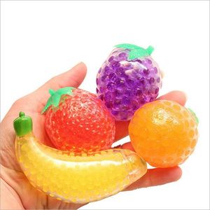 Fruit Jelly Water Squishy Cool Stuff Funny Things toys Fidget Anti Stress Reliever Fun for Adult Kids Novelty Gifts