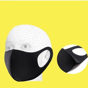 Anti Dust Face Cover PM2.5 Masks Respirator Dustproof Anti-bacterial Washable Reusable Ice Silk Cotton Mask