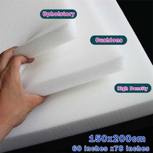 High Density & Low Foam Upholstery Chair Cushion Replacement Furniture Matress Seat Sheet Padding Sponge 211203