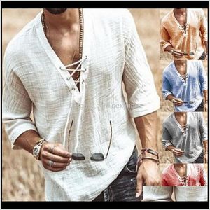 Vestuário casual vestuário entrega entrega 2021 mens verão stripe stripe linho de algodão manga curta bolso camisas tops blusa s2xl confortável hava