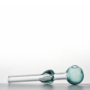 Pipa a mano in vetro inebriante Bruciatore a nafta Pyrex Tubi da fumo Multi colore Mini cucchiaio Strumento per tabacco Accessori colorati Dab Rig SW89