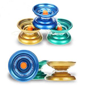 Magia Yoyo Profissional Clássico Brinquedos Para Crianças Crianças Stress Relisor Descompression Metal Yo Juggle Bebê Brinquedos Para Meninos Presentes G1125