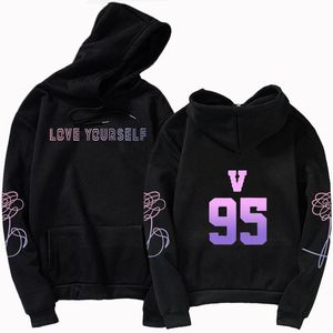 Moda Unisex Hoodies Kpop Jimin Suga Hoodies 97 Tişörtü Kendinizi Aşk Sweatshirt Harajuku Bangtan Boys 94 95 92 Hoody