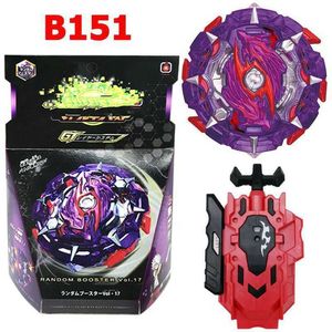 Burst superking gt b151 spinning topp takt longinus starter med launcher gyroskop metall fusion leksak för barn födelsedag gåvor x0528