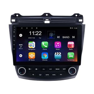 Android 10.1 cal 2DIN samochodowy odtwarzacz dvd jednostka główna radioodtwarzacz nawigacja GPS dla Honda Accord 7 2003-2007 4-core