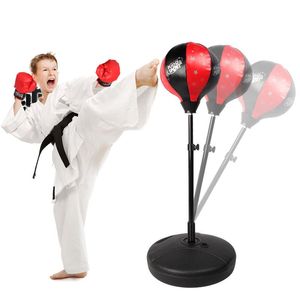 Sand Bag Kids Indoor And Outdoor Speed Boxing Ball Inflatable Vent Sports Set Punching With Gloves