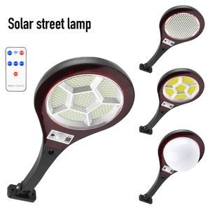 LED Solar Lamp Solar Street Lights Outdoor Waterproof PIR Motion Sensor Remote Control Wall Light Home Garden Road Spotlight