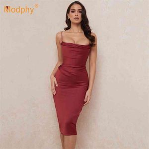 Wholesale white satin dresses for sale - Group buy Elegant White Satin Dress Women Sleeveless Bodycon Spaghetti Female Vestidos Fashion Evening Party Summer