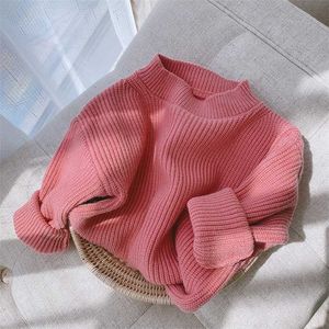 Menoea Fashion Jesień Zima Dzieci Dziewczyny Słodkie Swetry Baby Jesień Dzianiny Ubrania Koreańskie Dzieci Knitwear Topy 0-6years 211104