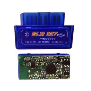 Ferramentas de diagnóstico OBD V2 Mini Elm327 OBD2 Bluetooth Auto Scanner OBDII Carro Elm Ferramenta Tester para Android Windows Symbian