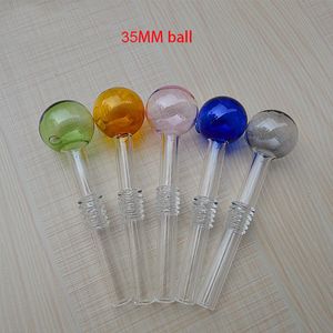 Colorful Glass Oil Burner Pipe Glass Tube Smoking Pipes Tobacco Herb Glass Oil Nails Hand Pipes for Smoking