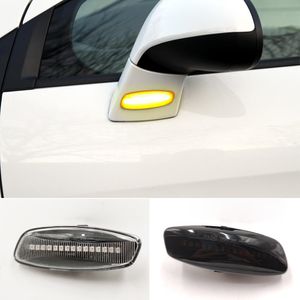 2pcs LED Auto Dynamic Dynamic Signal Signal Side Segnatrice lampada Blinker per Citroen C4 Picasso C3 C5 DS4 PEUGEOT 308 207 3008 5008