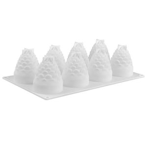 Ferramentas de bolo 1 PC Grau de silicone Formulário 3D PINECONES MOLHO MOLDS MOLD DIY MONDOS DE PABELAÇÃO