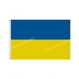 Ukraine Flags National Polyester Banner Flying 90 * 150cm 3 x 5ft Flag All Over The World Worldwide Outdoor can be Customized