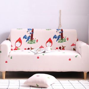Cubiertas de silla Cubierta de sofá estirable Little Red Riding Hood Durable Estiramiento Apretado Cómodo Calidad Lavable