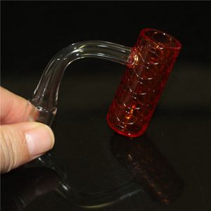 90 grader Rökning Quartz Bangers 10mm 14mm 18mm Man Kvinna Kvarts Banger Nail For Silicone Bongs Hookah Vattenrör Olje Rigar Shisha