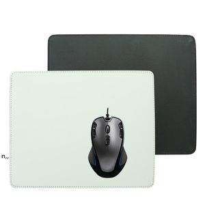 Sublimazione Blank Mouse Accessori da scrivania Pad Calore Stampa a trasferimento termico Fai da te Mouse personalizzati in gomma Pad Can Custom ZZF13906